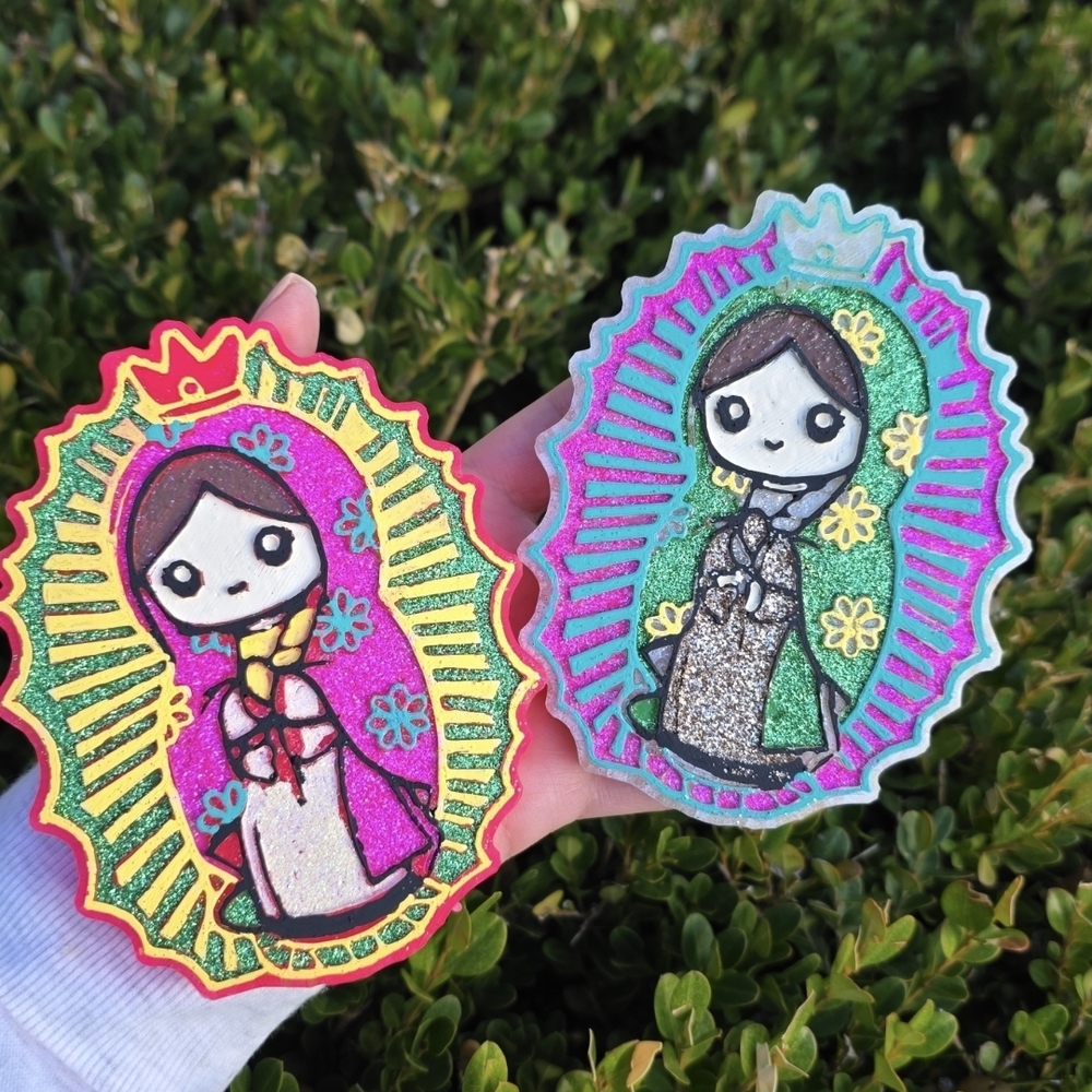 Colorful Virgin Mary Freshies